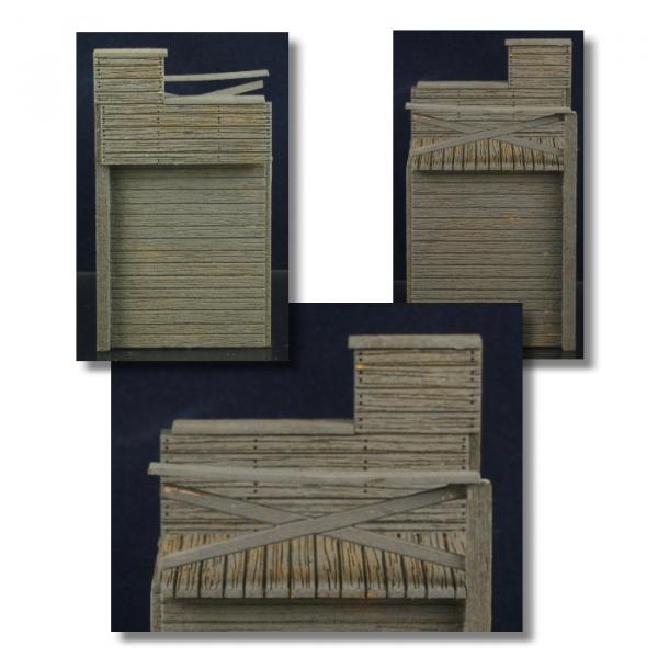 Green Line - Römische Holz-Erde-Mauer mit Wachturm 1:72
