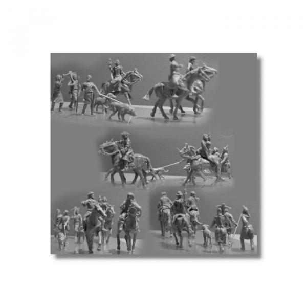 Valdemar-Miniatures: VA111 "Hunting scene" 1:72