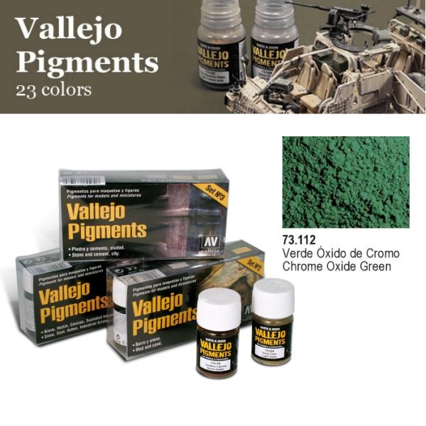 Vallejo Pigment Chrome Oxide Green (73112) 30ml