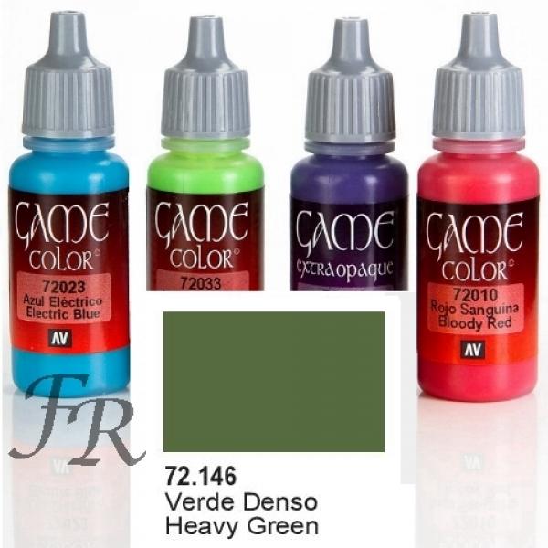 Vallejo Game Color: Heavy Green 17ml (72.146)