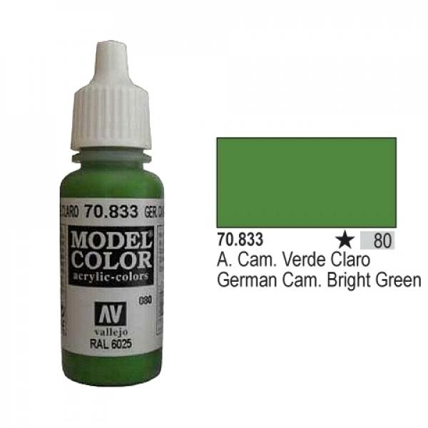 Vallejo Model Color - 080 German Camo Bright Green, 17 ml (70.833)