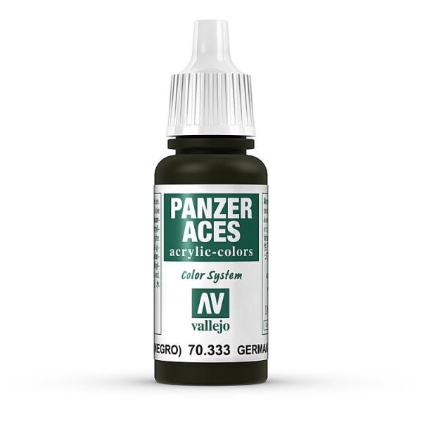 Vallejo Panzer Aces: 70333 Germ. Tank Crew (Black), 17ml