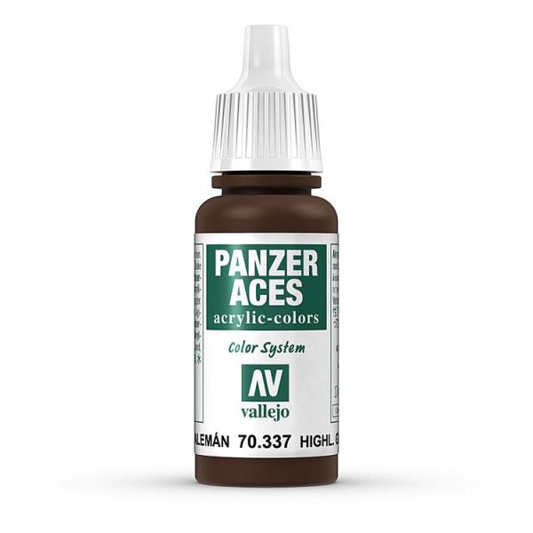 Vallejo Panzer Aces: 70337 Ger.Tank Crew Highl.(Black), 17ml