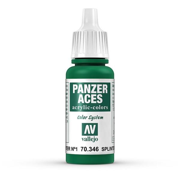 Vallejo Panzer Aces: 70346 Splinter Blotches I, 17ml