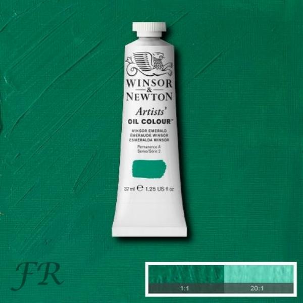 Winsor & Newton Artists Winsor Smaragdgrün (Emerald Green) 708, Tube a 37ml