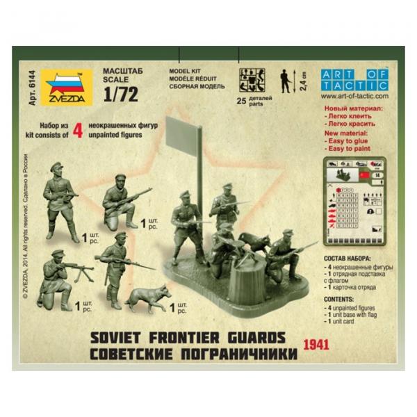 Zvezda 6144: WWII Sov. Frontier Guards 1:72