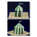 Green-Line: GL-ZUB-023 Drei quadratische mittelalterliche Zelte 1:72