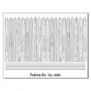 Green-Line: GL-098 Wood fence #1 90 degrees 1:35