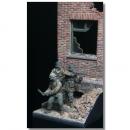 Green-Line: Base-007 Ruine WWK II 1:72, 35x35mm