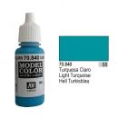 Vallejo Model Color - 068 Helles Tuerkisblau (Light Turquoise), 17 ml (70.840)